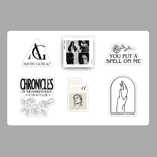 Autographed Poster + Album Tour Sticker Sheet