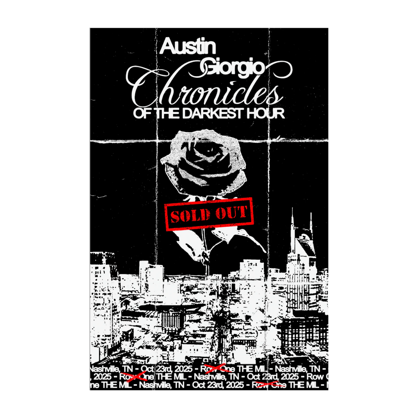 Nashville Show Poster AUTOGRAPHED (10-23-25)